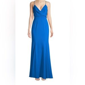 JAYGODFREY Royal Blue Sleeveless Maxi Dress